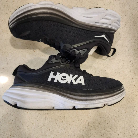 HOKA One One Bondi 8 Running Shoes Sneakers Womens Size 5B No Box Used - Picture 2 of 11